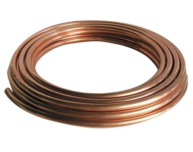 TUBO RAME OSCAR IN ROTOLO NUDO Diam. 12 x 1