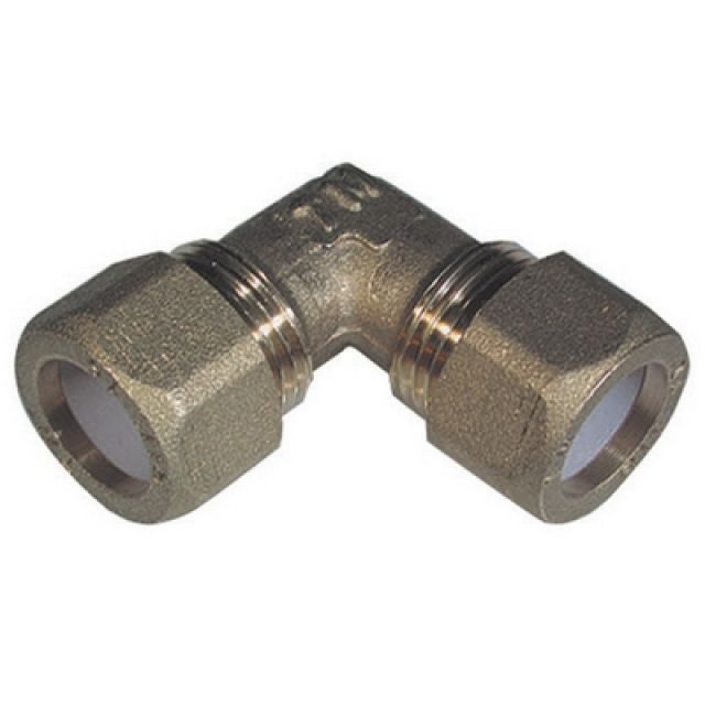GOMITO DOPPIO PER RAME CON OGIVA TEFLON TIEMME 3/4 x 22