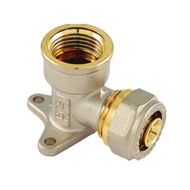RACCORDO CURVO FEMMINA CON FLANGIA SERIE INS 3/4 x 20