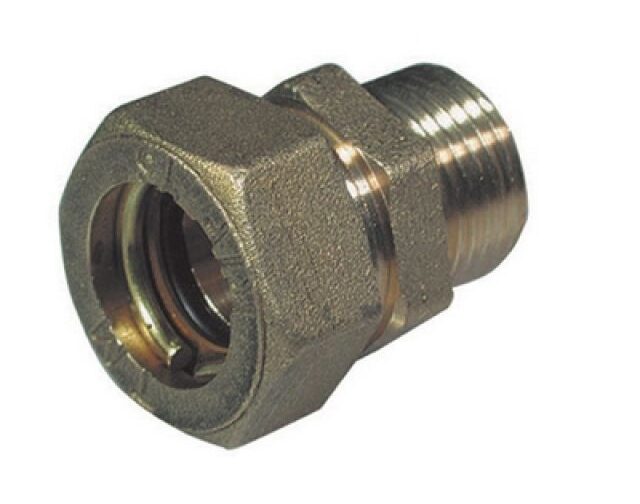 RACCORDO DIRITTO O-RING MASCHIO CONICO TIEMME 3/4 x 22