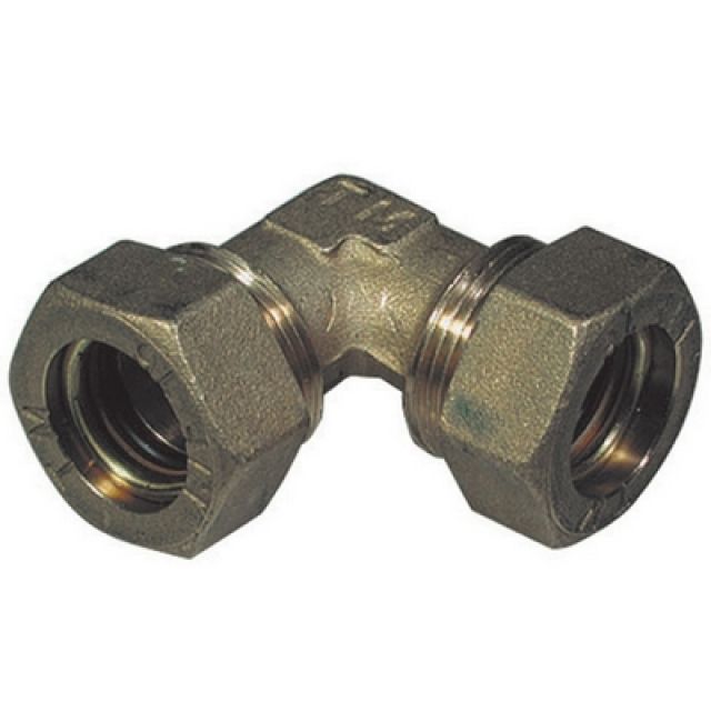 GOMITO A 90° DOPPIO O-RING TIEMME 16