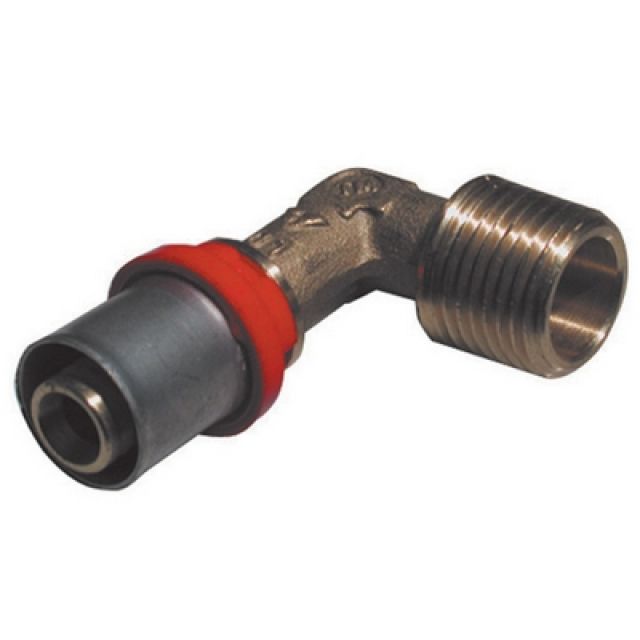 RACCORDO PRESS CURVO MASCHIO 1/2 x 16 -CONF