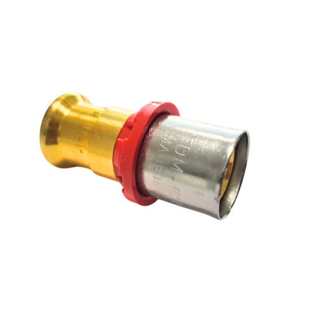 GIUNZIONE PER MULTISTRATO/RAME A PRESSARE PROFILO M 16x2 15