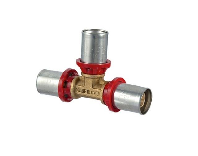 RACCORDO TEE A PRESSARE PER MULTISTRATO 50x40x50