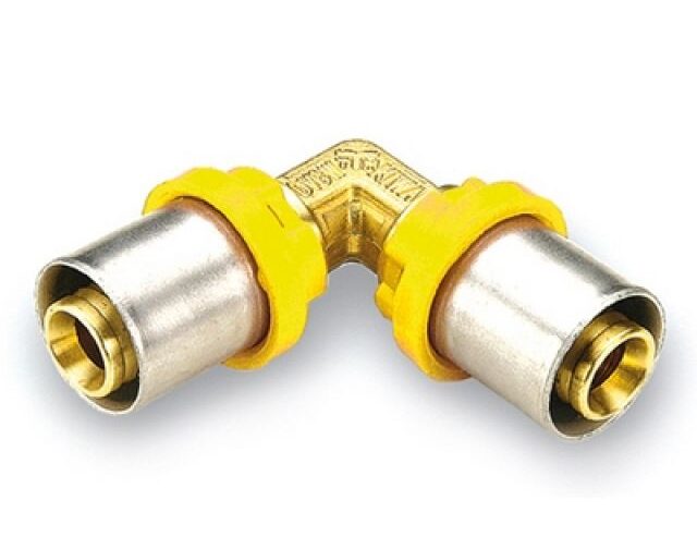 RACCORDO PER GAS CURVO DOPPIO Diam. 26