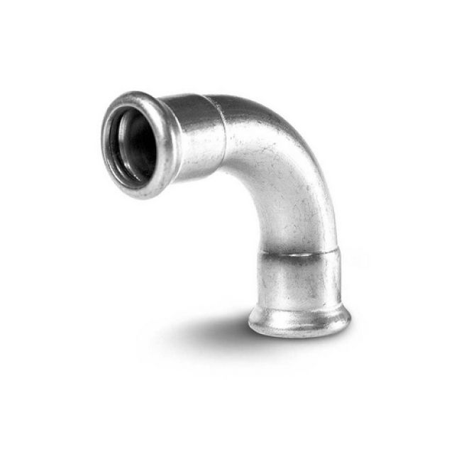 CURVA FF 90° A PRESSARE IN ACCIAIO CARBONIO Diam. 28