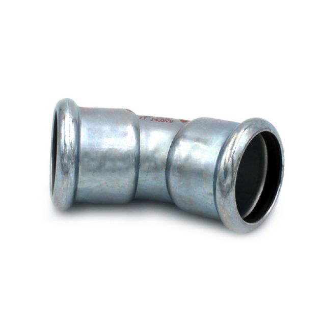 CURVA 45° FF A PRESSARE IN ACCIAIO CARBONIO STEEL PRES Diam. 54