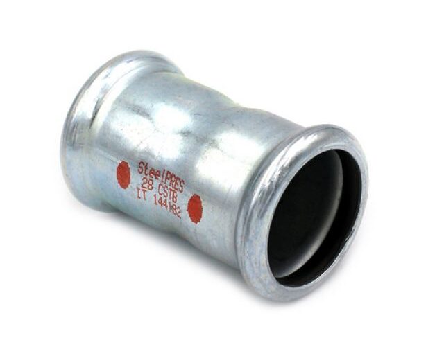 MANICOTTO A PRESSARE IN ACCIAIO AL CARBONIO STEEL PRES Diam. 28