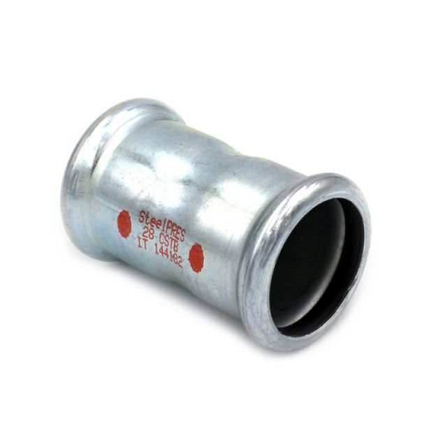 MANICOTTO A PRESSARE IN ACCIAIO AL CARBONIO STEEL PRES Diam. 22