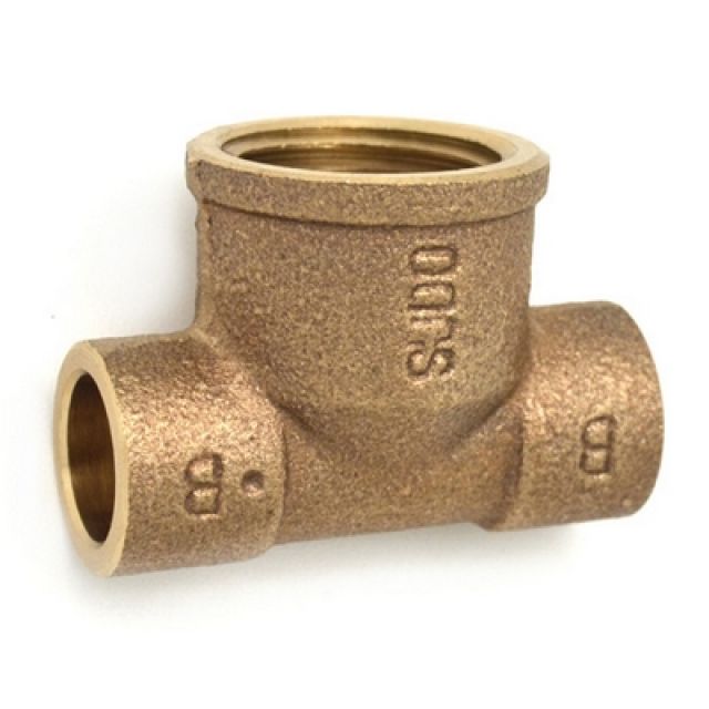 TEE BRONZO F. A SALDARE 1/2 x 12