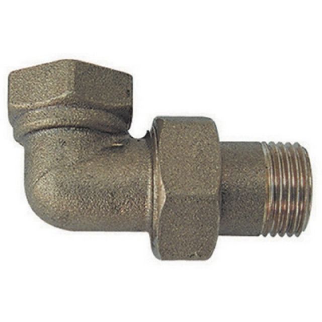 RACCORDO CURVO MF 3 PEZZI OTTONE GIALLO 1/2
