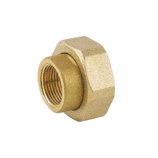 RACCORDO IN 2 PZ FF PER POMPA CON GUARNIZIONE 1/2" x 1"