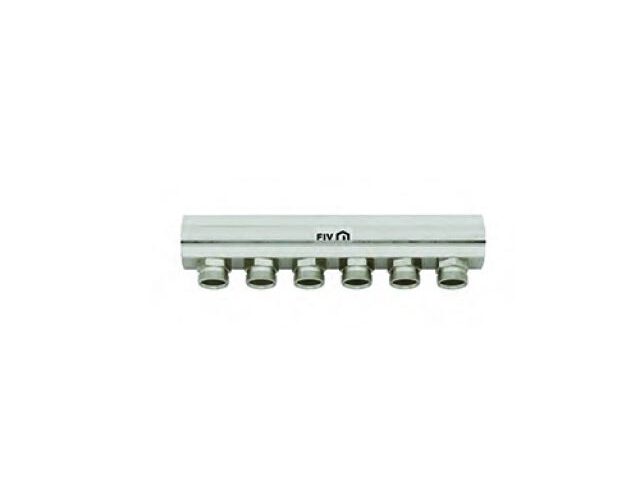COLLETTORE DI DISTRIBUZIONE 3/4" DERIVAZIONI 24X19 INT. 36 3/4 x 10 Vie L. 373 mm