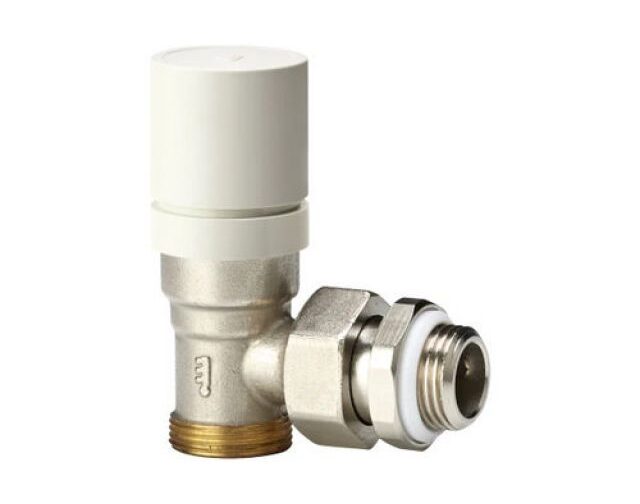 VALVOLA TERMOSTATICA AD ANGOLO PER TUPO RAME O POLIETILENE 3/8"