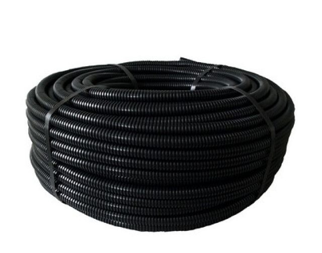 TUBO CORRUGATO NERO TF Diam. 25 x 50 mt
