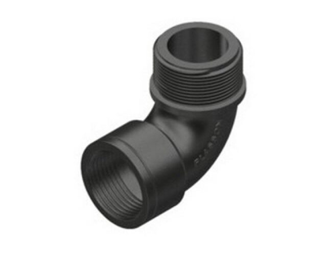 GOMITO FILETTATO A 90° MASCHIO-FEMMINA 3/4"