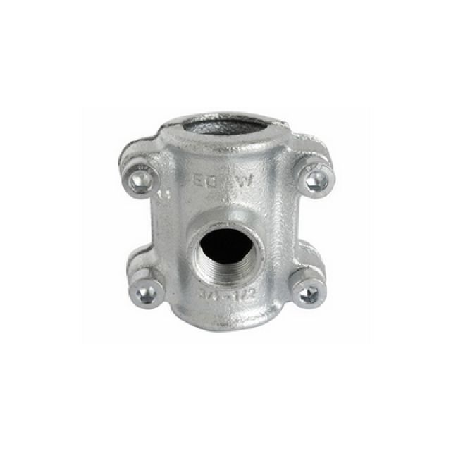 COLLARE DI DERIVAZIONE ZINCATO 3/4" x 1/2" F-BRICO