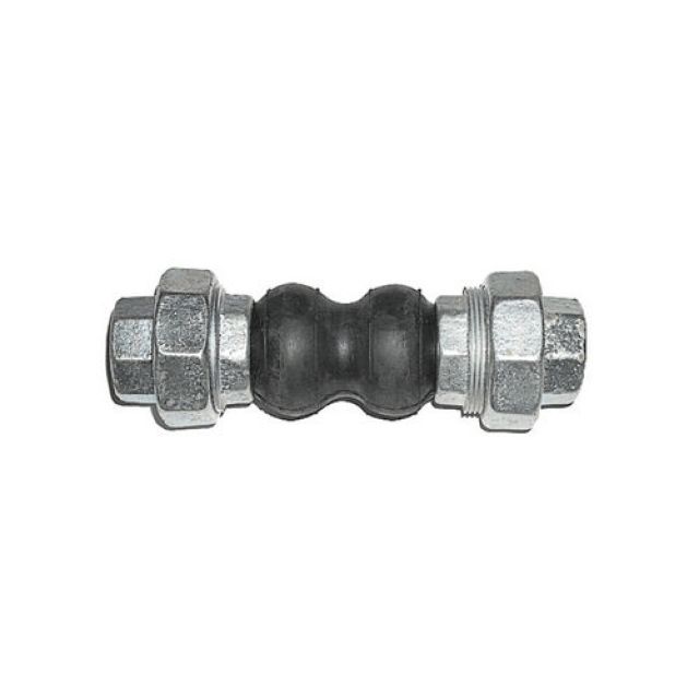 GIUNTO ELASTICO IN GOMMA FILETTATO ANTIVIBRANTE FF 1" - L. 200