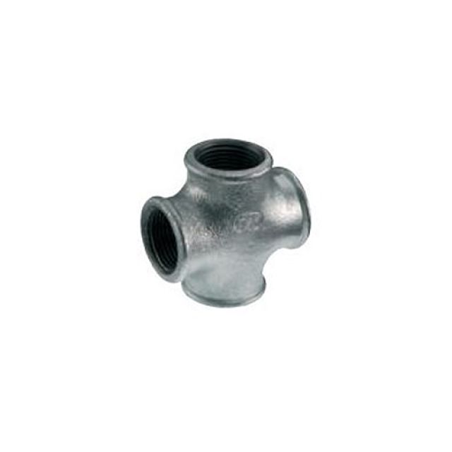 CROCE ZINCATA A 90° 1"