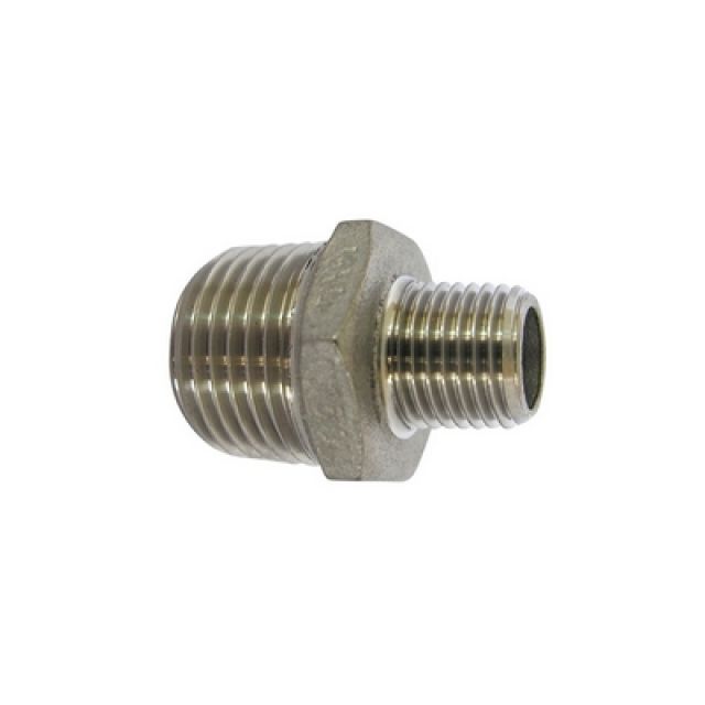 NIPPLES RIDOTTO MM ACCIAIO INOX 1/2" x 3/8"