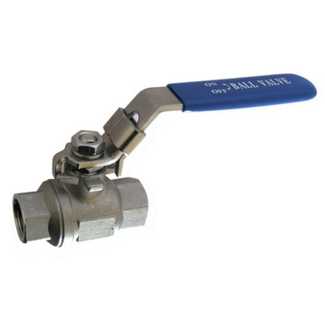 VALVOLA A SFERA FF CON LEVA ACCIAIO INOX 1/2"