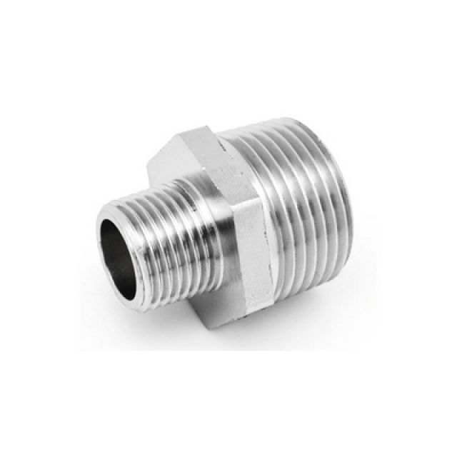 NIPPLES RIDOTTO MM IN OTTONE CROMO IBP 1/4 x 1/8 (Pz.10)