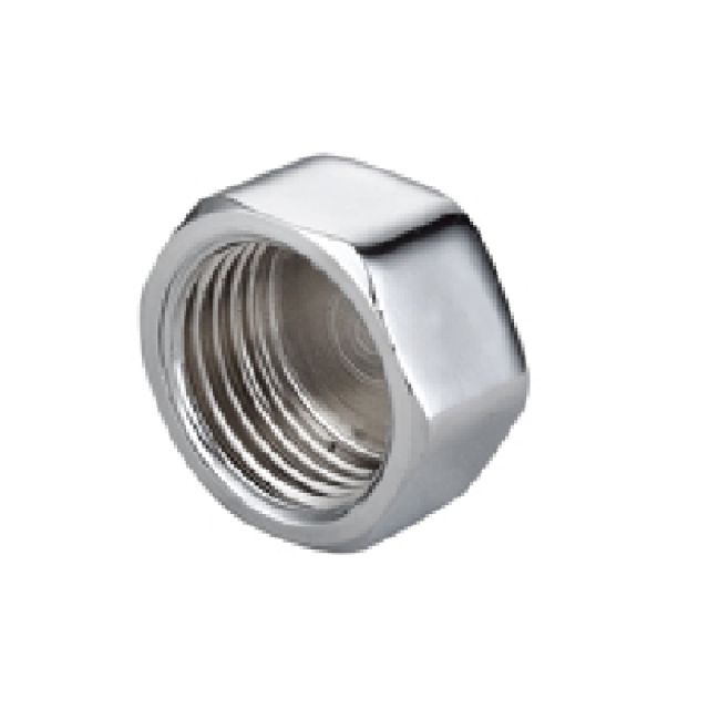 TAPPO FEMMINA IN OTTONE CROMO IBP 1/2" -CONF