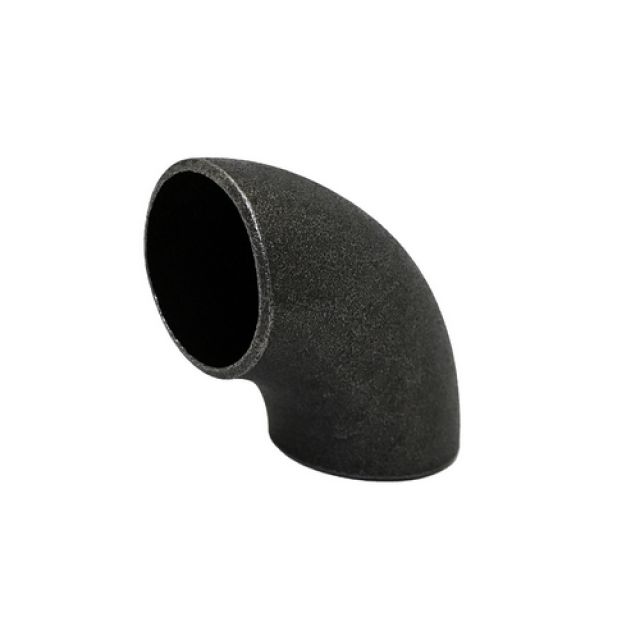 CURVA A SALDARE 90° ACCIAIO AL CARBONIO NERO 1" D.est 33,7 mm