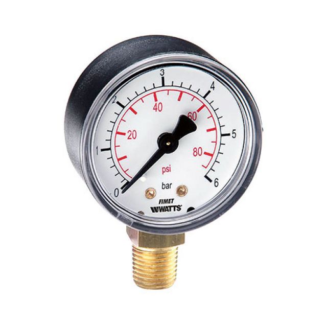 MANOMETRO AD ATTACCO RADIALE M1-ABS M1-ABS 63 25 bar G1/4B