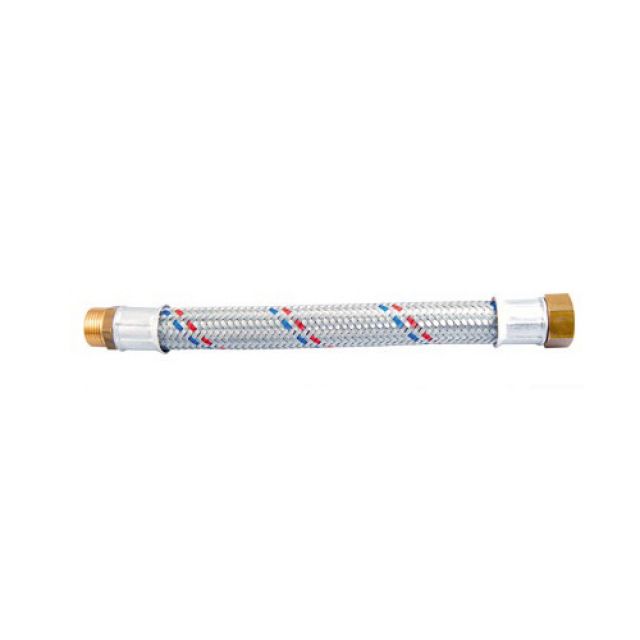 FLESSIBILE ANTIVIBRANTE IN ACCIAIO ZINCATO MF CM 60 1"
