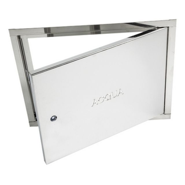 SPORTELLO PER PROTEZIONE ACQUA ZINCATO H1xL1(nicchia)31x41- HxL 35x45