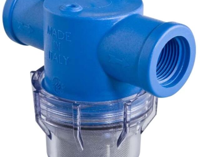MICROFLITRO CON CARTUCCIA RETE ACCIAIO INOX 3/8"