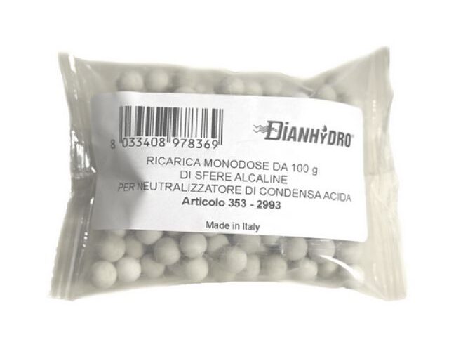 RICARICA MONODOSE PER NEUTRALIZZATORE DI CONDENSA ACIDA 100 gr