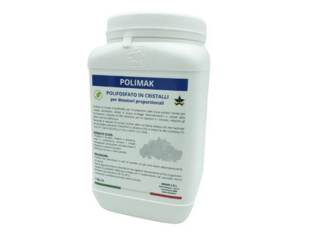 CRISTALLI DI POLIFOSFATO BARATTOLO 1KG 1 kg