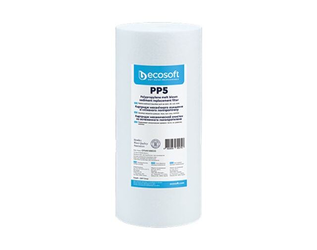 CARTUCCIA FILTRANTE PP 4,5" ECOSOFT H. 20" Micron 20+5