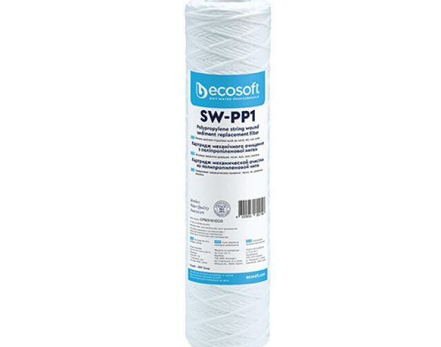 CARTUCCIA FILTRANTE SW-PP 2,5" ECOSOFT H. 10" Micron 5