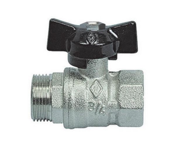 VALVOLA A SFERA MF CON FARFALLA 3/8''  DN 10  PN 64