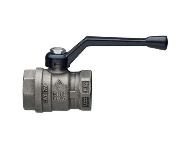 VALVOLA A SFERA A PASSAGGIO TOTALE FF CON LEVA JUNIOR-SFER 1"  DN 25  PN 40