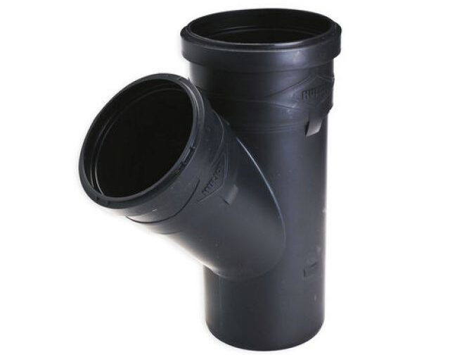 BRAGA PPR BLACK ULTRA SILENT 45° DN 50/40 45°