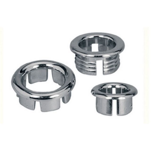 GHIERA DI RICAMBIO PER TROPPO PIENO ABS CROMATO Diam. 28 (Pz.25)