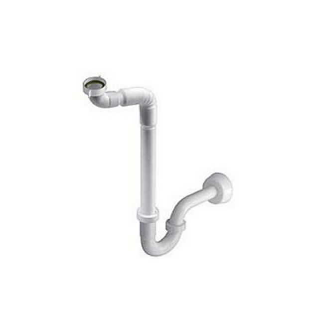 SIFONE CON BRACCIO FLESSIBILE PER LAVABI RECLINABILI 1" 1/4 x 32