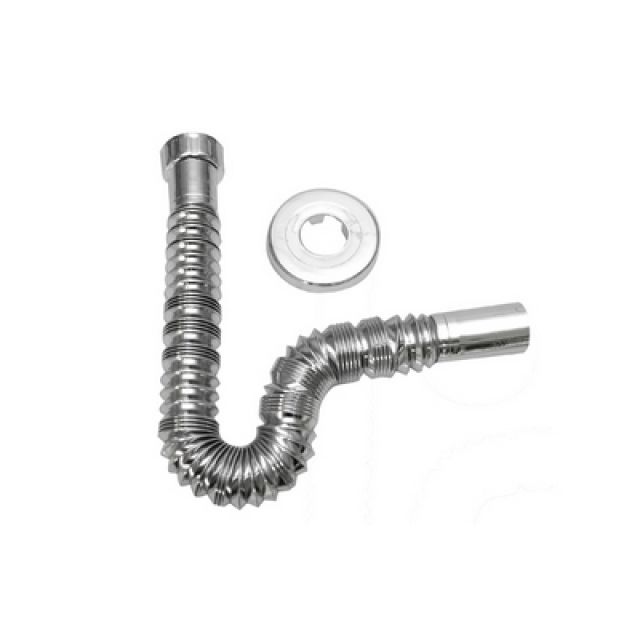 TUBO ESTENSIBILE MAGIKONE CROMATO CON ROSONE 1"1/4 x 32