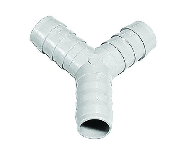 RACCORDO A Y PER TUBI SCARICO LAVATRICE 21x21x21 mm