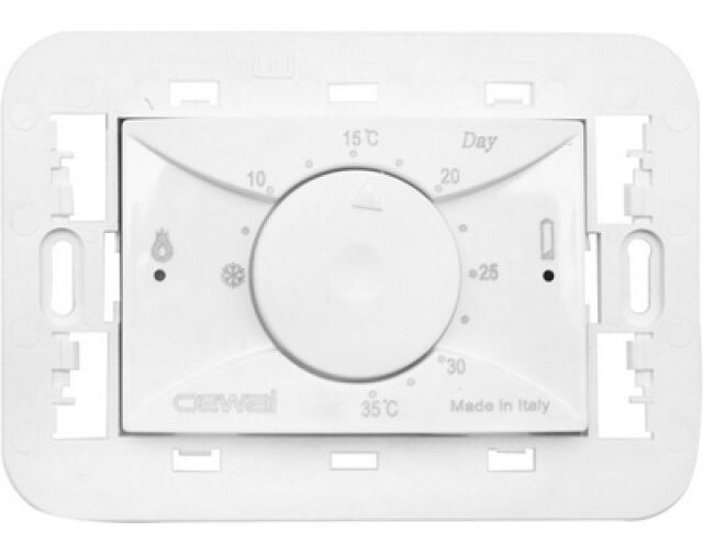 TERMOSTATO ELETTRONICO DA INCASSO 3 MODULI NEW Antracite