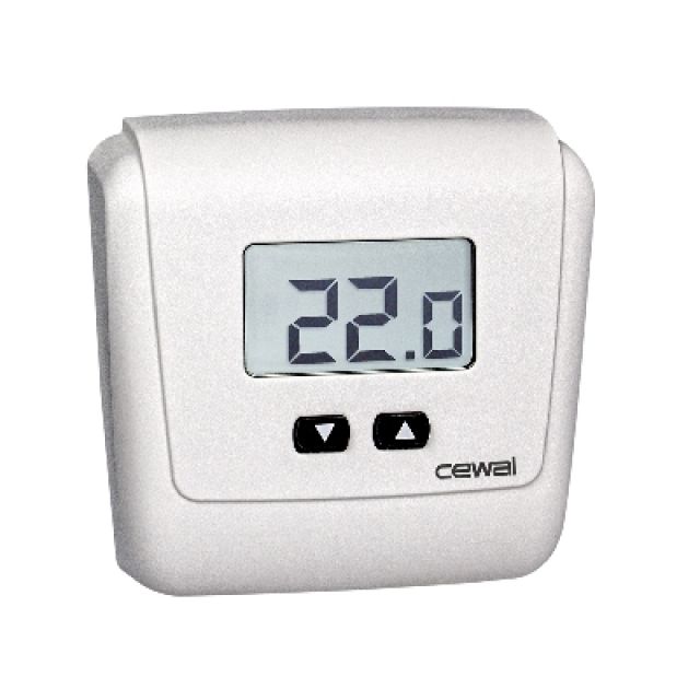 TERMOSTATO ELETTRONICO DA PARETE ET05 Bianco