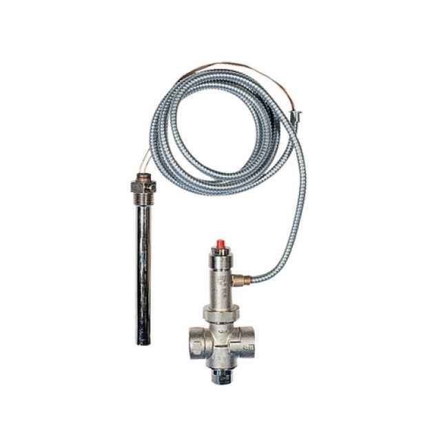 SCARICO DI SICUREZZA TERMICO PER CALDAIE A COMBUSTIBILE SOLIDO Diam. 3/4" F dop sicur 1300