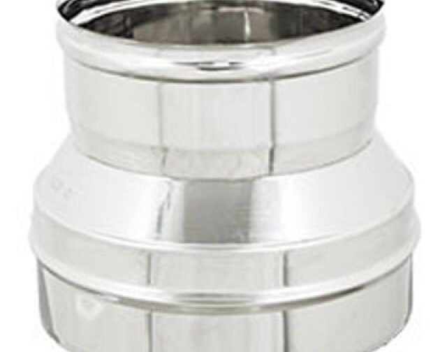RIDUZIONE INOX PER CANNE FUMARIE Diam. M 180-F 80