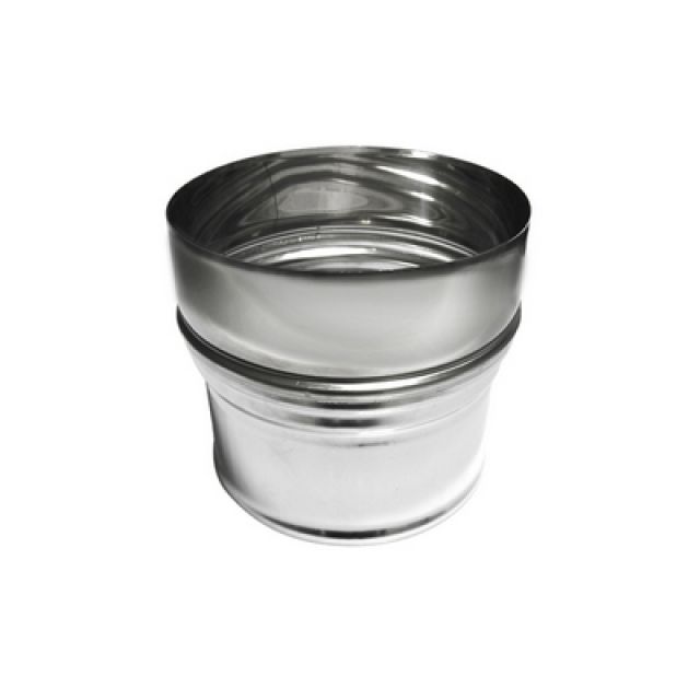 AUMENTO INOX PER CANNE FUMARIE Diam. M 150 - F 160