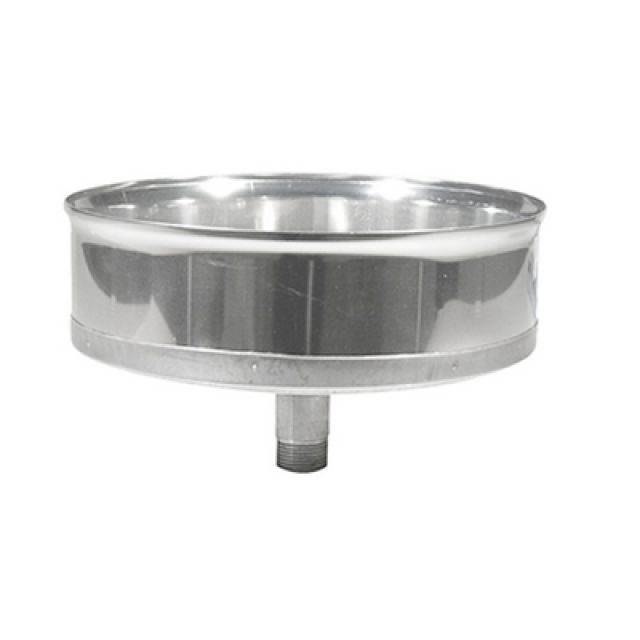 TAPPO CHIUSURA ACCIAIO 316L CON SPURGO Diam. 250
