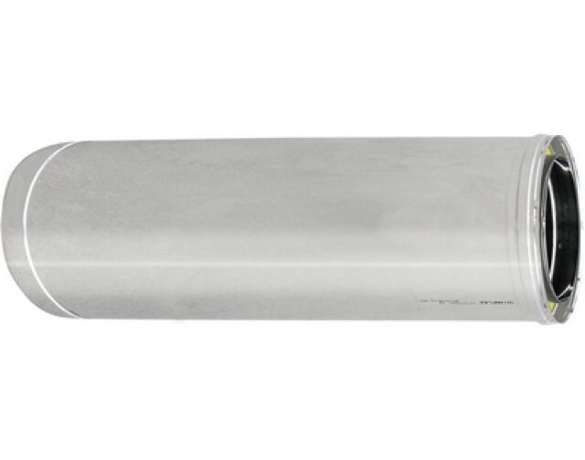 TUBO ACCIAIO INOX 316L DOPPIA PARETE MT 1 D. Int. 150 - D. Est. 200